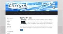 Desktop Screenshot of microtel.com.br
